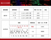 保定公交车身广告